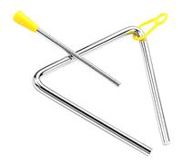 Triangle 5pcs Triangle Bell Metal Instrument Music Toy Clear Sound Practice Musical For Musical Instrument
