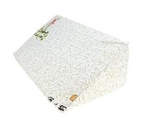 Triangle Acid Reflux Bed Wedge Pillow Leg Elevation Back Lumbar Support Cushions Pad 49 x 28 x 12 cm White, 49 x 28 x 12 cm and Useful Processed