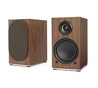 Triangle - AIO TWIN Active Speakers - Wi-Fi & Bluetooth Bookshelf Speakers with 2x50W Amplifier - HD Audio - PHONO/Platinum Inputs + Optical TV - 165 x 304 x 235 mm - Brown Maple (Pair)