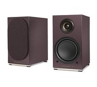 Triangle - AIO TWIN Active Speakers - Wi-Fi & Bluetooth Bookshelf Speakers with 2x50W Amplifier - HD Audio - PHONO/Platinum Inputs + Optical TV - 165 x 304 x 235 mm - Aubergine (Pair)
