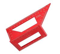 Triangle Angle Ruler - 45/90 Degree Square, Precision Measuring Tool, Woodworking Layout Protractor | Carpenter Engineer Equipment, High Accuracy Drafting Accessory for Architect Construction