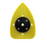 Triangle Backing Pad 70x100mm for Grinding and Polishing, PU+Metal Sanding Pad with Regular Density, 12mm Thick Replacement for Abrasives