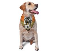 Triangle Bibs Dalmatian Dog Soccer Adjustable Triangle Pet Bib Soft Dog Birthday Bandanas For Decoration Dogs Cats
