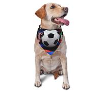 Triangle Bibs Scarf 2026 American Canada Mexico Flag Soccer World Comfortable Triangle Pet Bib Classic Dog Birthday Bandanas For Decoration Dogs Cats
