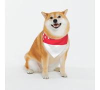 Triangle Bibs Singapore Flag Comfortable Triangle Pet Bib Adjustable Birthday Dog Bandanas For Decoration Cats Pets