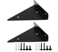 Triangle Bracket For Wall Shelves, Partitions, And Frames With Right Angle Fixed Support, Made Of Stainless Steel Material(B)