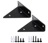 Triangle Bracket For Wall Shelves, Partitions, And Frames With Right Angle Fixed Support, Made Of Stainless Steel Material(A)