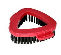 Triangle Brush Head - Spin Mop Scrubber Head Replacement | Triangle Spin Mop Scrub Brush Head | 180 Degree Swivel Triangle Brush Head | Thick Bristles Spin Mop Replace Head for Kitchen Floors, Sinks
