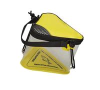 Triangle Bucket Multifunctional Minnow With Net Lid Foldable Live Fish Live Baits Container Portable Foldable Fishing Bucket