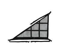 Triangle Car Storage Net - Adjustable Ceiling Load with Reinforcement Strap | Robust Interior Accessories for SUVs. It is ideal for long distance travel, camping and processing and it is