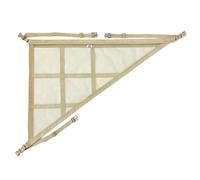 Triangle Car Subomising Cargo Net - Metch Cargo Highly Elastic | Double Layer Roof Storage Organizer Mesh | Car Storage Net Pocket Overhead for SUV, Van,