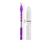 Triangle Carbide Drill Bit Set with Hex Shank (6.35 mm) for Wall, Glass, Wood, Metal & Ceramic Tiles - 4-Piece 6-12 mm Drilling Bits (6mm)