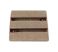Triangle Cardboard Cat Scratcher, Cat Scratcher Slope, Vista Cat Claw Sharpener Toy - Multipurpose Cat Claw Sharpener Board Toy, Slope Cardboard Cat Claw Sharpener with Sound Bell for Cat Stress