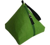 Triangle Coin Purses Green Zongzi Shape Change Purse Wallets Wrist Bag Cartoon Money Pocket Vintage Pouch Wallet for Daily Use