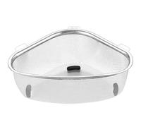 Triangle Corner Strainer Triangular Sink Drain Basket for Kitchen Multi-Functional Corner Strainer, No Punching Required for Draining Fruits and Vegetables