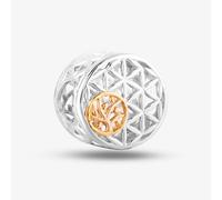 Triangle Cut-Out Tree Of Life Charm AM-2THB016507 Rosa Lea Silver One Size