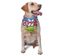 Triangle Dog Scarf 2026 American Canada Mexico Flag Soccer World Stylish Dogs Triangle Bib Adjustable Birthday Dog Bandanas For Pets Cats Dogs