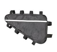 Triangle Ebike Battery Bag, 14.2 X 15.4 X 8.7 In / 36 X 39 X 22 Cm, Polyester Frame Bag For Mountain, Secure Straps, Reflective For Night Safety