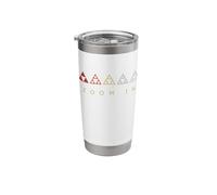 Triangle Fractal Geometry Math Retro Stainless Steel Insulated Tumbler