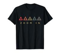 Triangle Fractal Geometry Math Retro T-Shirt