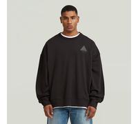 Triangle Graphic Sweater - Black - Men XL