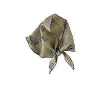 Triangle Hair Scarf Floral Triangle Scarf Head Wrap Cotton Linen Scarf Thin Breathable Spring Summer Bandana For Women(Color 06)