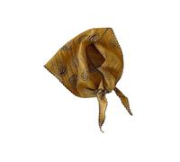 Triangle Hair Scarf Floral Triangle Scarf Head Wrap Cotton Linen Scarf Thin Breathable Spring Summer Bandana For Women(Color 07)