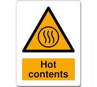 Triangle Hazard Safety Warning Metal Sign For Office Work Site 15cm x 20cm - Hot contents