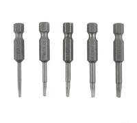 Triangle Head Screwdriver Bits 5pcs 1/4 Hex Shank Alloy Steel for Electric Drills TA1.8-TA3.0 Precision Fastening