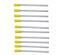 Triangle Iron Sticks, 10 Pack Hand Instrument Striker, Musical Triangle Instrument Hammers, Metal Percussion Sticks Mallet Percussion for Early Education Toy, Music Learning, Practicing Enlightenment