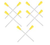 Triangle Iron Sticks Replacement 10pcs Plastic Metal Instrument Accessories | Suitable for Beginners, Comfortable Feel, Mechanically Stable Hammer Heads, Protecting the Instrument
