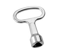 Triangle Key 2.05x1.38 Inches Electrical Cabinet Key | Triangular Meter Lock Core Tool | Multifunctional Electricity Lock Keys | Aluminum Alloy Safety Keys for Machine Box | Industrial Cabinet Access
