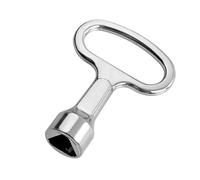Triangle Key, with Multifunctional Safety Tool, 2.05x1.38in, Electrician Lock Key, Industrial Utility Keys, Sturdy Construction Accessory, for Home Outdoor Building Commercial Use