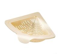 Triangle Kitchen Sink Strainer Plastic Drain Basket White(White)