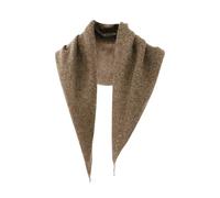 Triangle Knit Scarf Fall Winter Warm Shawl Multi-Color Neck Warmer Skin-Friendly Head Wrap Neckerchief for Women Girls (Gold,One Size)