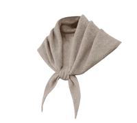 Triangle Knit Scarf Fall Winter Warm Shawl Multi-Color Neck Warmer Skin-Friendly Head Wrap Neckerchief for Women Girls (Khaki,One Size)