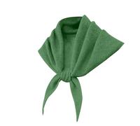 Triangle Knit Scarf Fall Winter Warm Shawl Multi-Color Neck Warmer Skin-Friendly Head Wrap Neckerchief for Women Girls (Green,One Size)