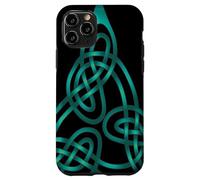 Triangle Knot With Doubled Threads Aqua Case for iPhone 11 Pro