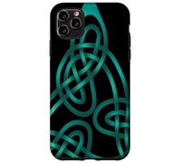 Triangle Knot With Doubled Threads Aqua Case for iPhone 11 Pro Max