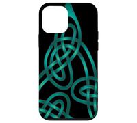 Triangle Knot With Doubled Threads Aqua Case for iPhone 12 mini
