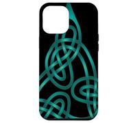 Triangle Knot With Doubled Threads Aqua Case for iPhone 12 Pro Max
