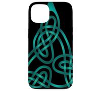 Triangle Knot With Doubled Threads Aqua Case for iPhone 13
