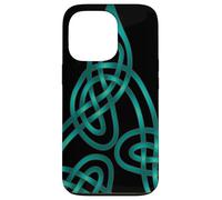 Triangle Knot With Doubled Threads Aqua Case for iPhone 13 Pro