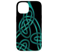 Triangle Knot With Doubled Threads Aqua Case for iPhone 14