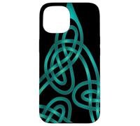 Triangle Knot With Doubled Threads Aqua Case for iPhone 15