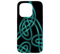 Triangle Knot With Doubled Threads Aqua Case for iPhone 15 Pro