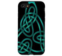 Triangle Knot With Doubled Threads Aqua Case for iPhone SE (2020) / 7/8