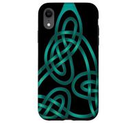 Triangle Knot With Doubled Threads Aqua Case for iPhone XR