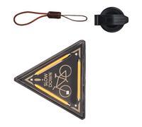 Triangle Light Night Badge Warning Decoration Small Pendant Lamp for Outdoor Camping Small Warning Camping Triangle for Hiking