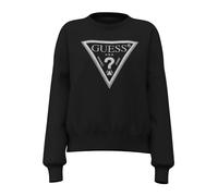 Triangle Logo Sweatshirt - female - Guess - Sweatshirts - Black - XS - Sweatshirts & Hoodies XS